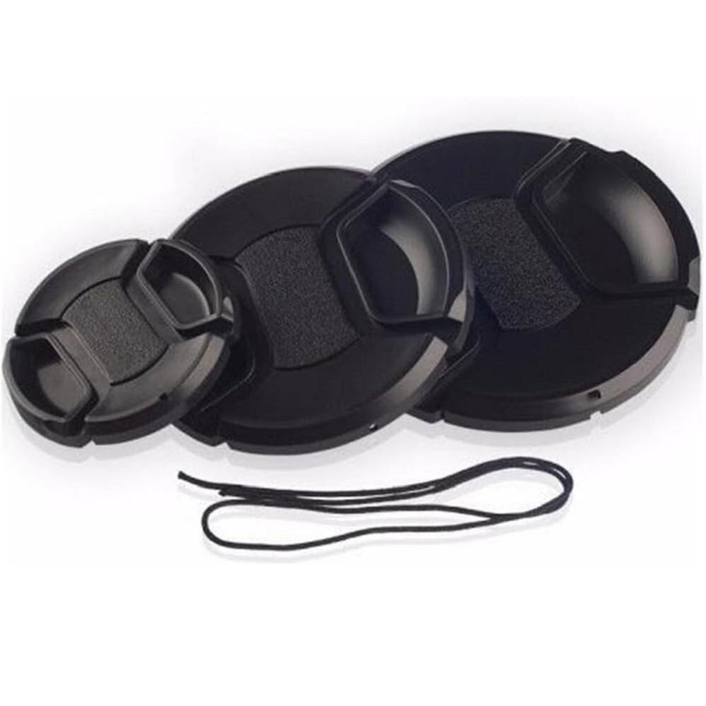 3PCS Camera Lens Cap Holder Anti Lost Cover Secure Fit Durable Prevent Loss Easy to Use for Digital Camera Lens Accessories