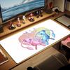 Mew Cartoon Mouse Pad, Large Gaming Desk Mat, Non-slip XXL Mousepad for Laptop & Tablet, Mini PC Playmat with Stitched Edges