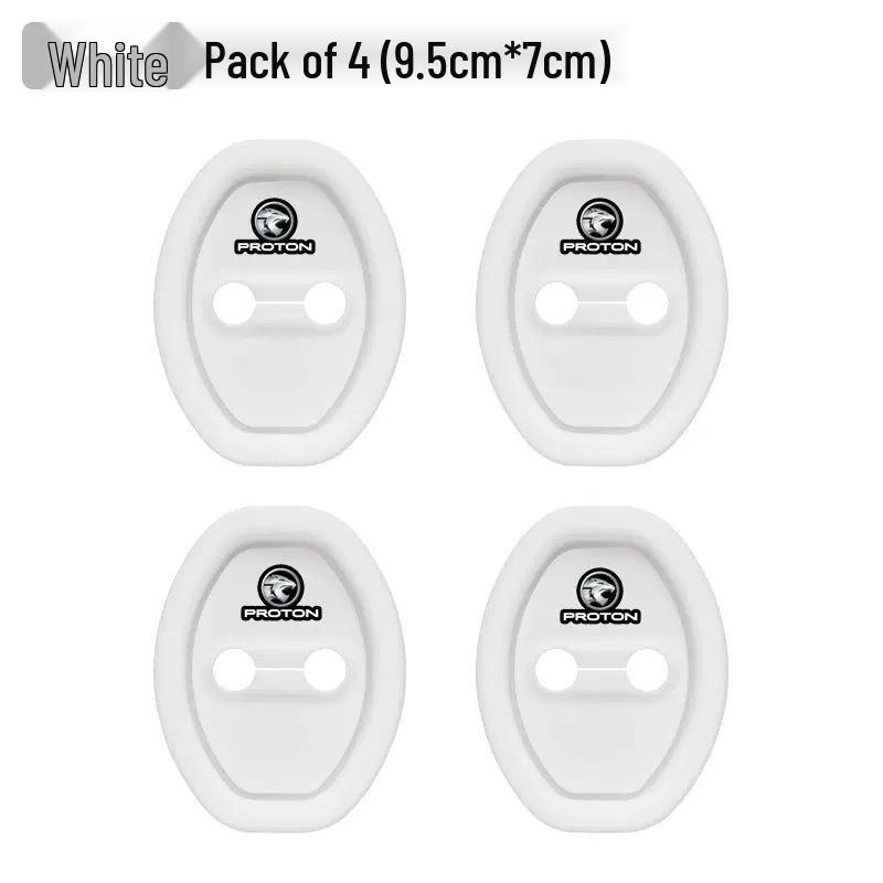 Universal Silicone Car Door Lock Protection Pad - Sound Reduction & Shock Absorption for Select Models