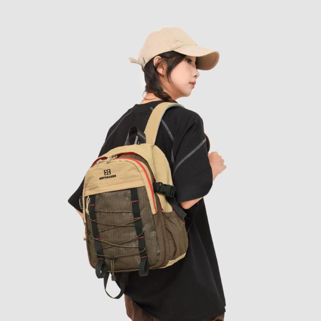 Herren Outdoor-Bergsteiger- und Reiserucksack mit großem Fassungsvermögen - Leicht, modisch, lässiger Studenten-Buchrucksack