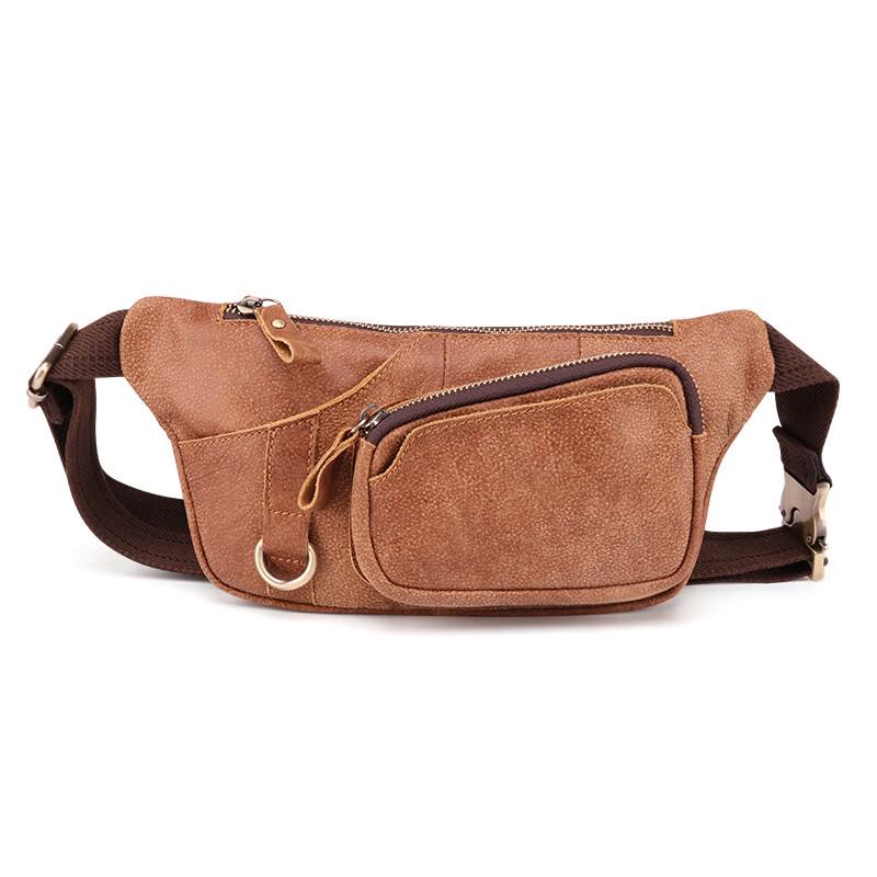 

Men s Genuine Pigskin Crossbody Waist Bag