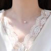 New simple natural pearl necklace women's fashion necklace women's niche Internet celebrity temperament collarbone chain women