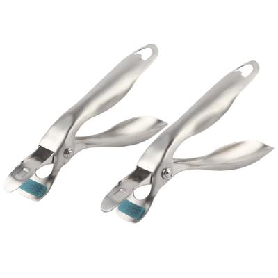 2 Piezas Clip Antiescaldado de Acero Inoxidable Pinzas para Platos de Comida Pinzas para Cuencos Sostenedor de Platos Pinzas de Cocina