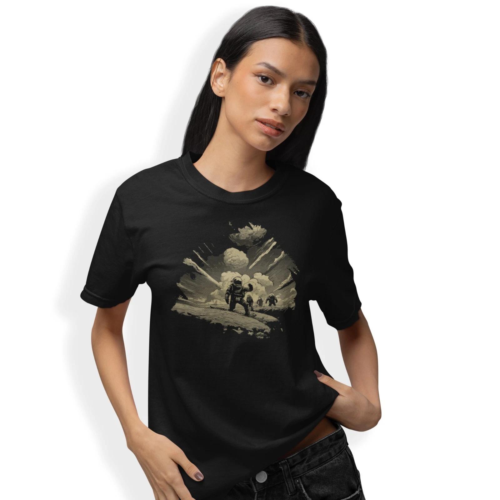 Space Adventure Astronauts T-Shirt Birthday Gift Distressed Look Print 3XL