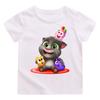 Talking Tom Game T-shirt Game Casual 100%Cotton Tee-shirt  Boys/girls6-12year Old Boy Tees Kids Graphic Printing Tshirt Clothes