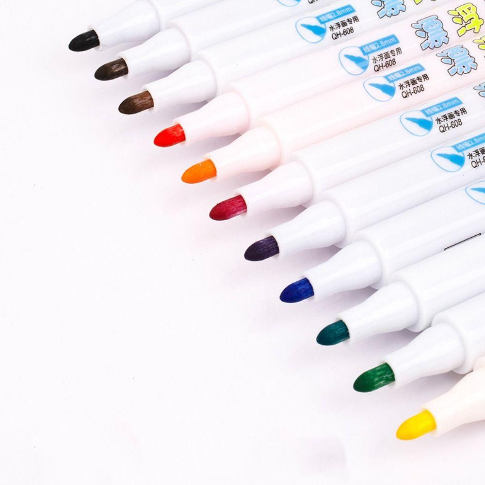 Erasable Water Floating Painting Brush Colorful Whiteboard Pen Water Painting Pen Environment Protection Drawing