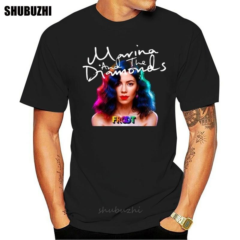 Tee Shirt Femme Marina And The Diamonds Froot Cooton Tees New Women Oneck Tshirt Poleras De Mujer women tshirt