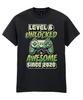 Kinder Gaming T-Shirt 6. Geburtstag Großartig 2020 Level 6 Freigeschaltet Weihnachten Gamer