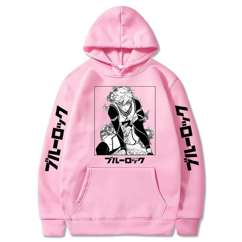 

Аниме BLUE LOCK Осень Зима Мужские Худи Мальчики Харадзюку Девушки Пуловер Причудливый Музыкальный Подарок Свободный Удобный Свитшот 3XL