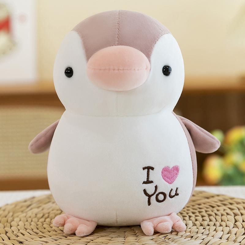 Jucărie de pluș pinguin populară, drăguță, super moale, din bumbac pufos, păpușă pinguin, cadou acvariu
