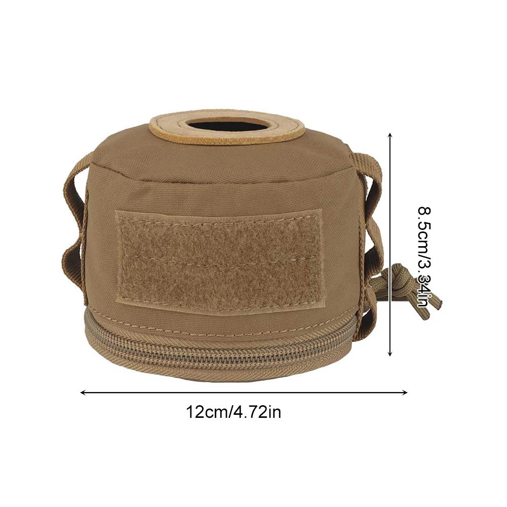 Camping Gas Can Portable Ventilated Propane & Butane Protector Outdoor Gas Case Fuel Cylinder Storage Bag Air Bottle Wrap Sleeve