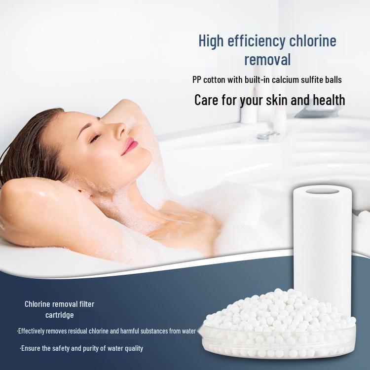 Set Purificatore d'Acqua per la Casa Transfrontaliero: Filtri per Doccia, Lavatrice, WC con Nucleo Sostituibile in Cotone PP