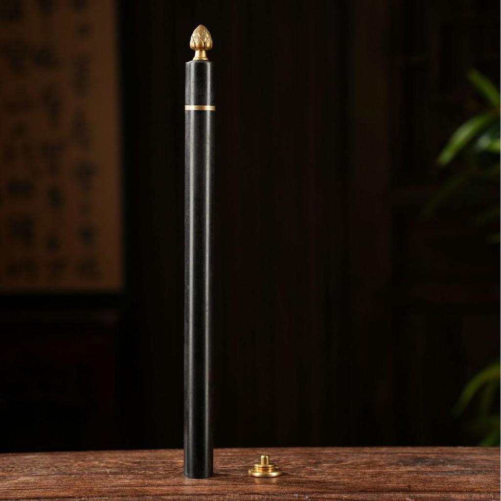 Black Ebony Wood Incense Holder - 10g Pack for Home Use Gift Giving, Elegant Agarwood & Sandalwood, Exquisite Incense Burner