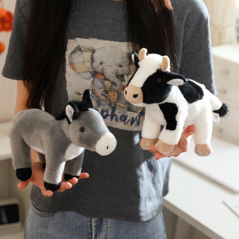 Cute Simulation Standing Animal Deer Lion Doll Plush Toy Tiger Leopard Doll Children'S Ragdoll