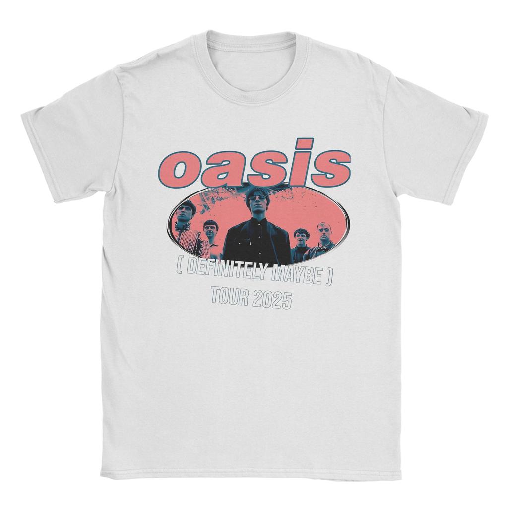 O-Oasis Zdecydowanie Może Koszulki Męskie Bawełniane Bluzki Modne Dekolt O Krótki Rękaw