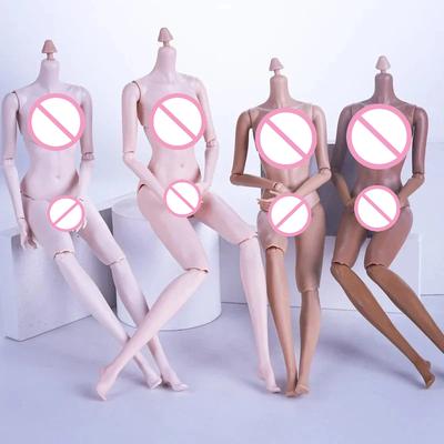29cm 1/6 Doll's Body Acssories with Flat-Foot Replament Legs Fit To Supermodel Doll White/ Normal/ Tan Skin Diy Dress Up Toy