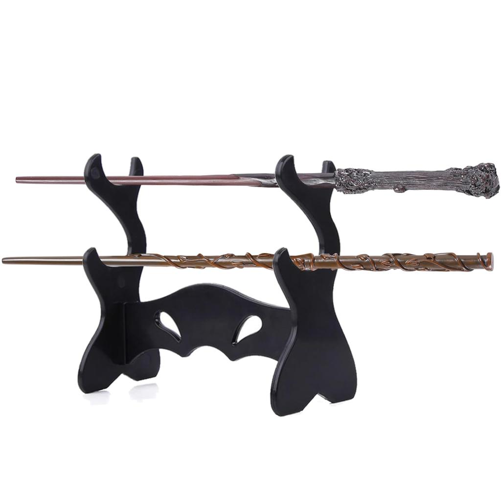 MUMAREN Harry Potter Wand Wand Magic Wand Wand Harry Potter Scroll Snake Head Wand Wall Display Stand, Holder, Storage, Case, Stand, Accessory,