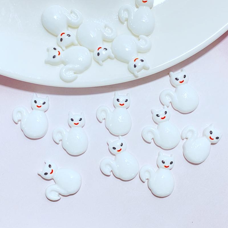 20Pcs New Mini Cute Cartoon Halloween Series Flat Back Resin Cabochons Scrapbooking DIY Jewelry Craft Decoration Accessorie