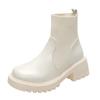 Socks boots women's autumn and winter new muffin thick-soled knitted splicing large size thin boots fashion boots women