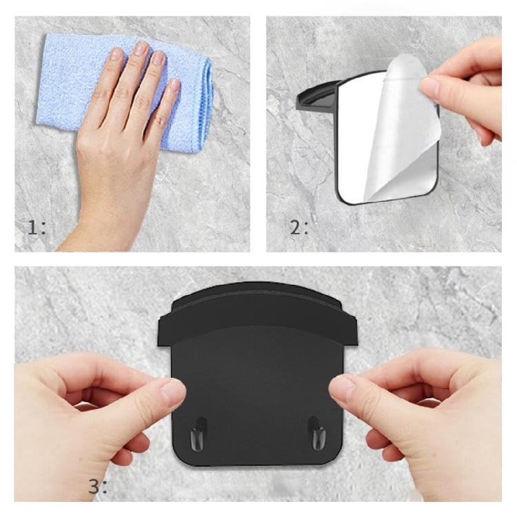 Unisex Under Desk Hook Headphone Hanger Tape Clever Mount Headset Holder Stand