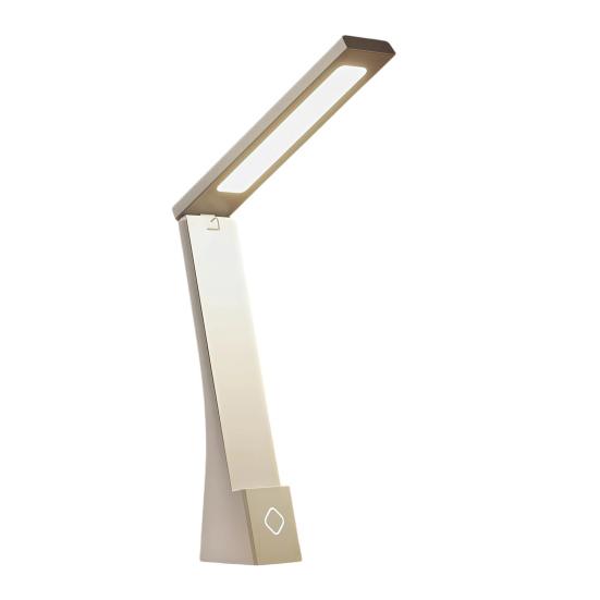 LED Desk Lamp Touch Control Foldable Table Lamp 3 Color Stepless Dimmable Bedside Light for Living Room Dorm Home Office