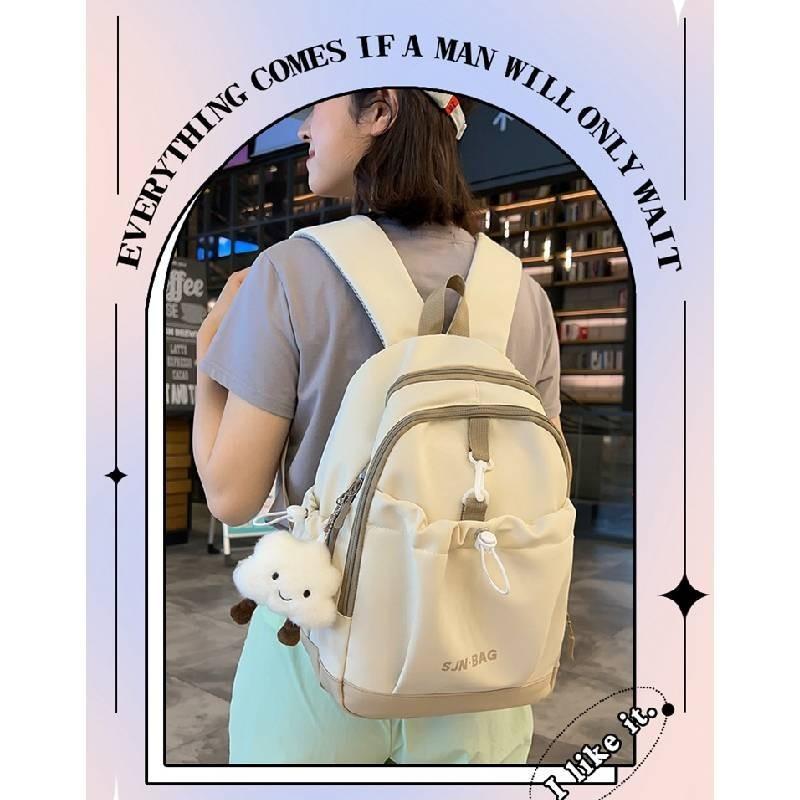 High-quality Polyester Backpack Trendy And Spacious For Books And Essentials