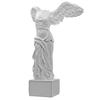 Victory of Samothrace Plaster Statue-Style Figure, Louvre Museum, Goddess of Victory, Interior Object (24cm) [Used]