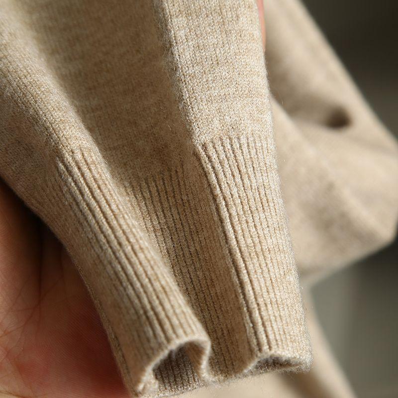 Men's Business Casual Knit Sweater with Half-Zip and Turn-Down Collar, Minimalist Style, Light Luxury, Export Surplus