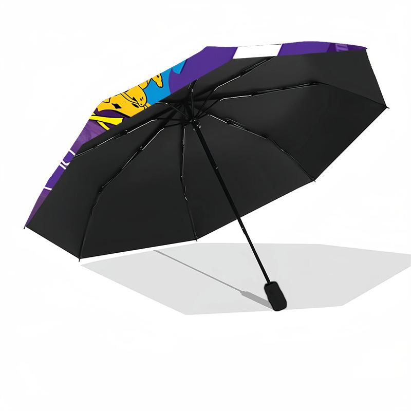 1pc Anderlecht Umbrella, Sun Protection, And UV Shielding. It Has Eight Sturdy Ribs for Outdoor Use And Perfect As a Holiday Gift