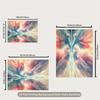 2D Abstract Cloudscape Backdrop Colorful Lake Photo Studio Background