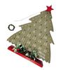 Christmas Countdown Rustic Wooden Advent Calendar Tabletop Vine Wreath Xmas Tree Holiday Decor Christmas Advent Calendar