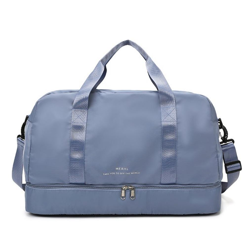 New fashion short trip bag large capacity sports fitness bag women dry and wet separation yoga storage bag duffel bag