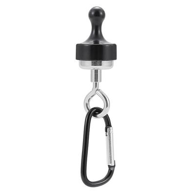 2pcs Hanging Carabiners Pulling Force Mini Magnetic Hooks Heavy Duty Multipurpose for Hiking Camping Climbing Picnic