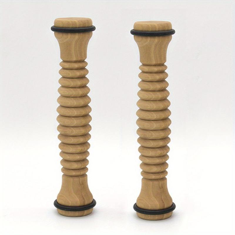 Massage des pieds Soulager le stress Rouleau de massage des pieds en bois pour soulager la fasciite plantaire Outil de massage des tissus profonds Soulagement du stress