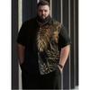Men's Retro Pattern 3D Print Shirt Button Up Shirt Casual Shirt Summer Shirt Short Sleeve Daily Vacation Clothing