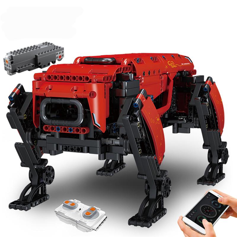 Technical Robot Toys The RC Motorized Boston Dynamics Big Dog Model AlphaDog Building Blocks Bricks Toys for Kid Christmas Gifts