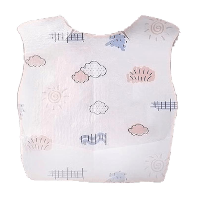 Disposable Baby Bibs with Flip Pocket