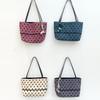 2026 Women's Polka Dot Cotton Linen Tote Bag - Large Capacity, Versatile Shoulder Handbag
