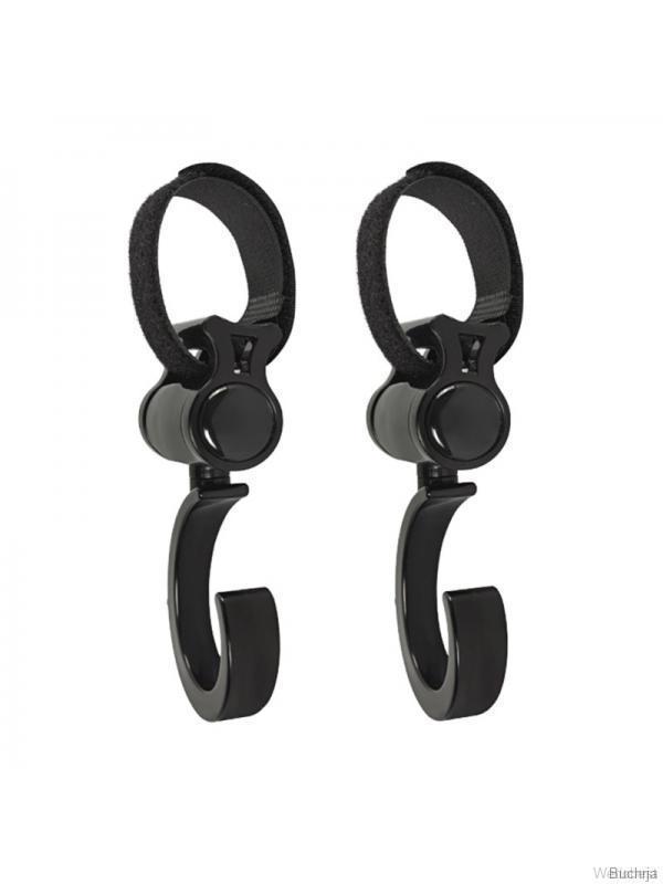 

2 шт. крючки для детских колясок, аксессуары для детских колясок чёрный