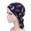 Dámské šátky Chemo Hat Turban Head Headwear Beanie s předvázaným květinovým potiskem