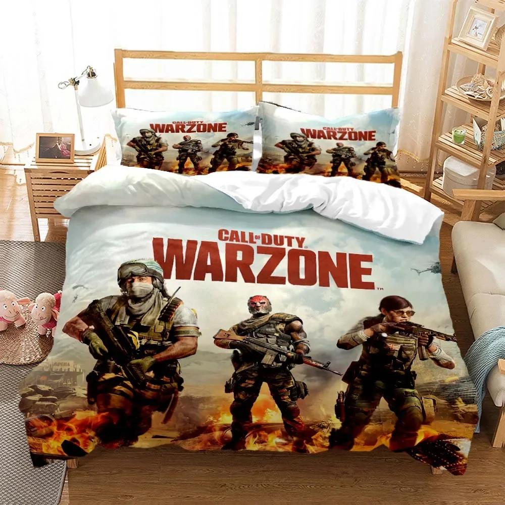 3D Game Call of Duty Gamer HD printed bedding Queen bedding set  Customized King size bedding set Soft and comfortable