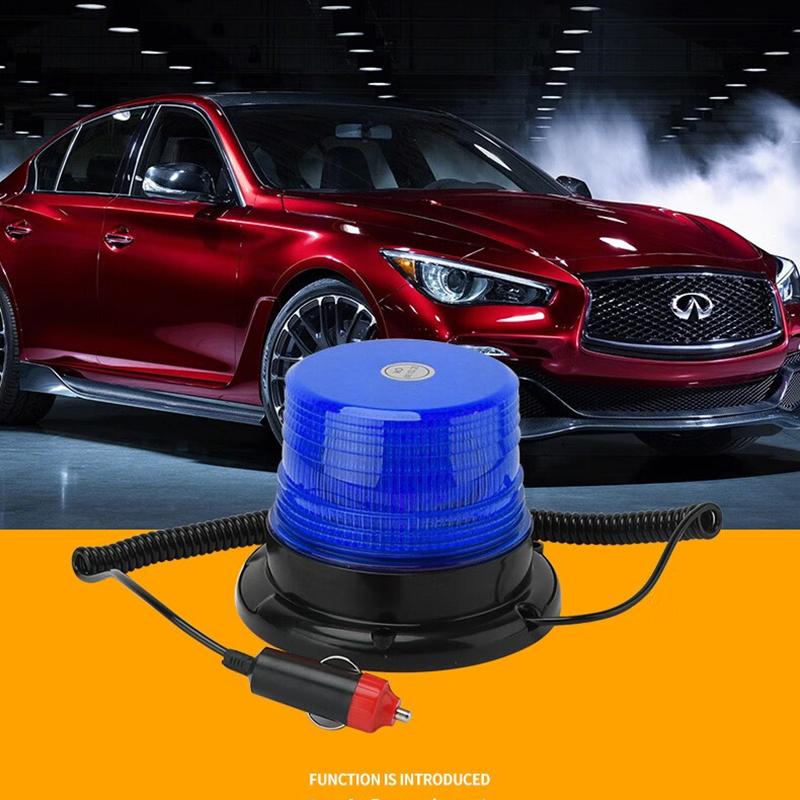 High Brightness LED Flashing Light, Automotive Engineering Vehicle Trailer, School Light Warning, Road Opening Strong Magnetic C