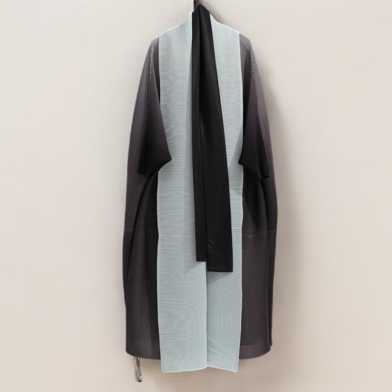 Miyake Style Gradient Windbreaker Jacket -