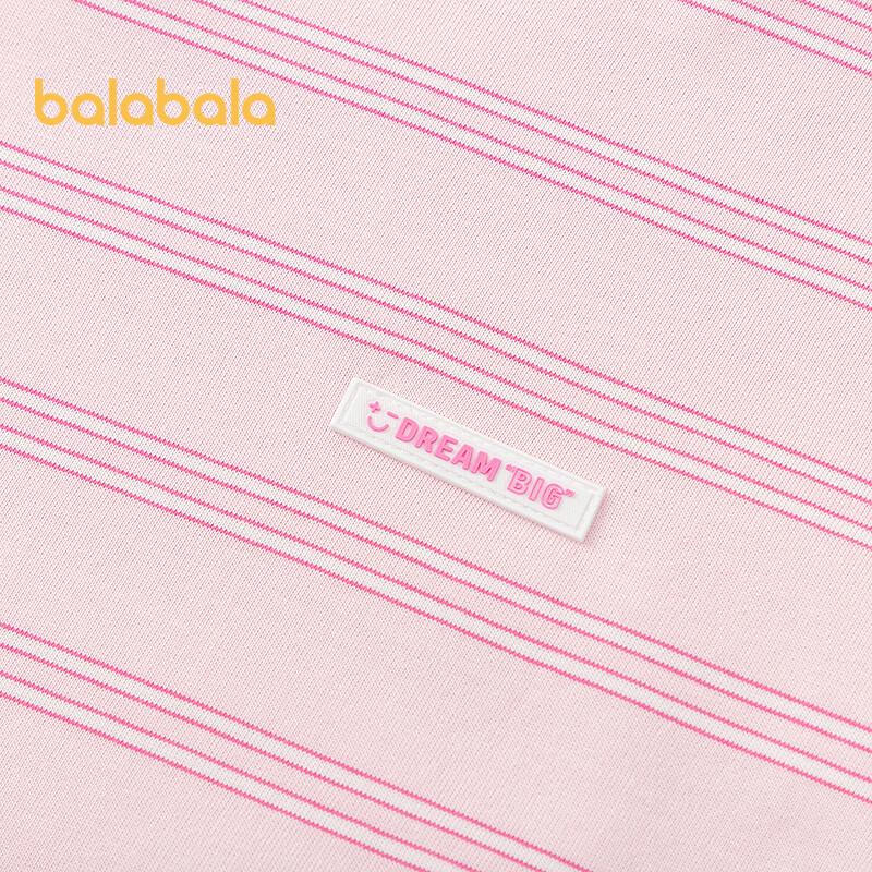 Balabala Unisex Striped Long-Sleeve T-Shirt
