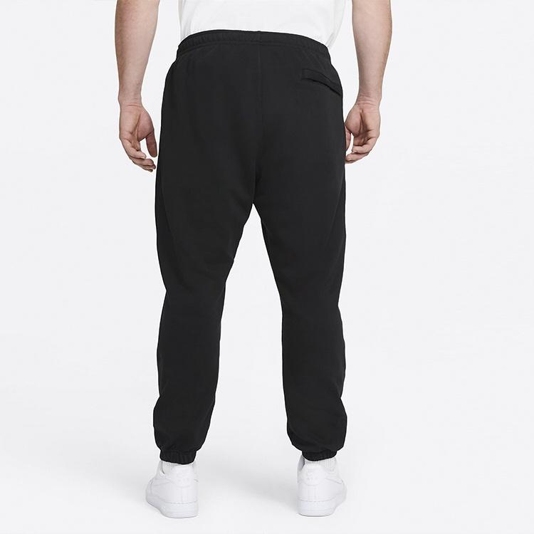 Nike Sportswear Club Fleece Printing Sports Trousers Black Men's BV2738-010