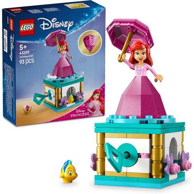 LEGO Disney Princess Ariel Building Toy Set for Kids Ages 5-8 Educational Play Blocks 43259
