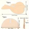 3 Stück Handgemachte DIY Vogelornamente Tiere Lustige Holz Vogel Dekoration 3D Kinder Bildungswerkzeuge Vogel zum Aufhängen Jubiläum