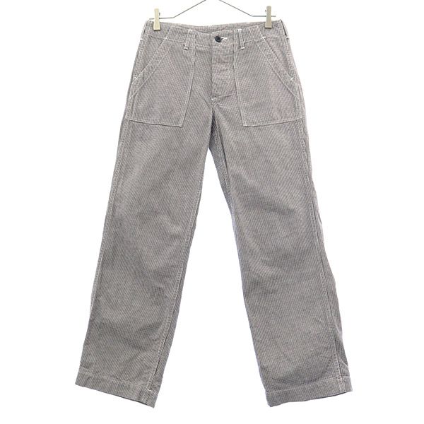 Danton Check Baker Pants 34 Navy X White Cinch Bag VETEMENTS DE TRAVAIL Women Used