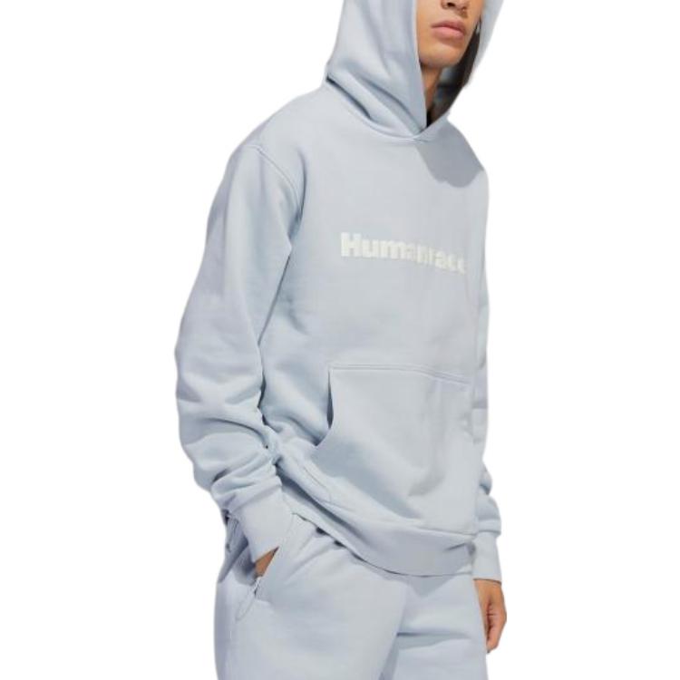adidas Felpe Originali Unisex Blu con Cappuccio Moderato Altro HS4814