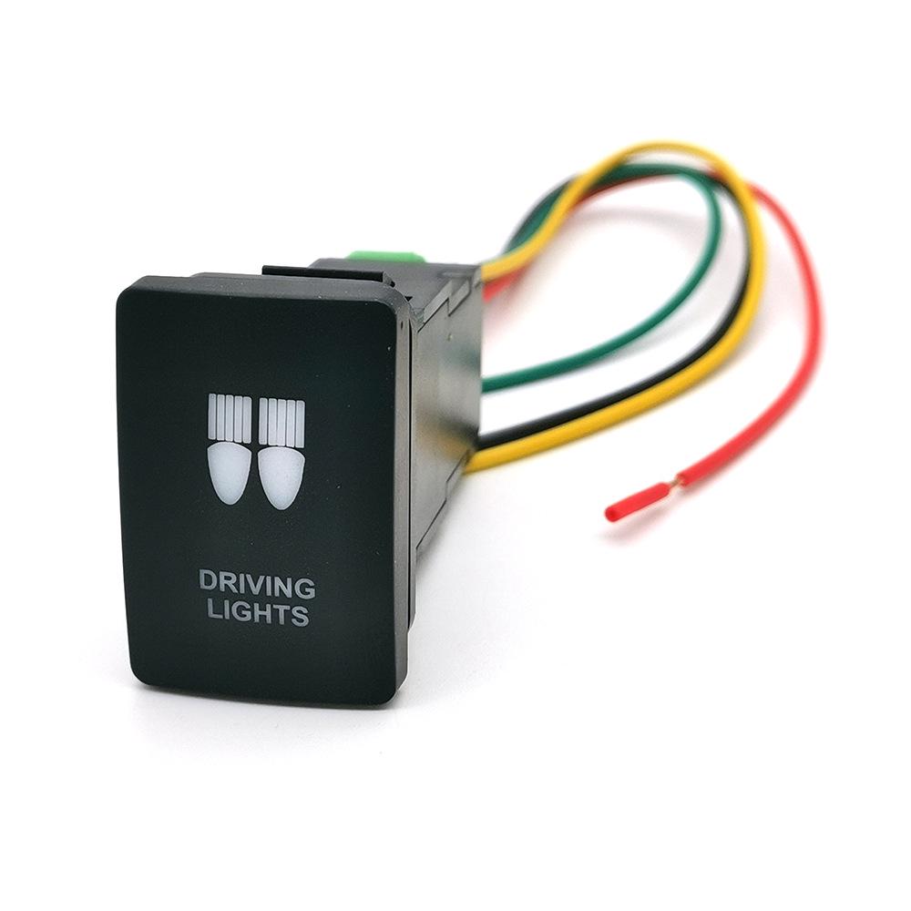 Toyota Blue Anti-skid Off-Camera Roof Spotlight Switch Kit